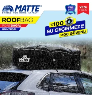 Matte Uyumlu Araç Tavan Çantası Portbagaj (350Lt) thumb 1