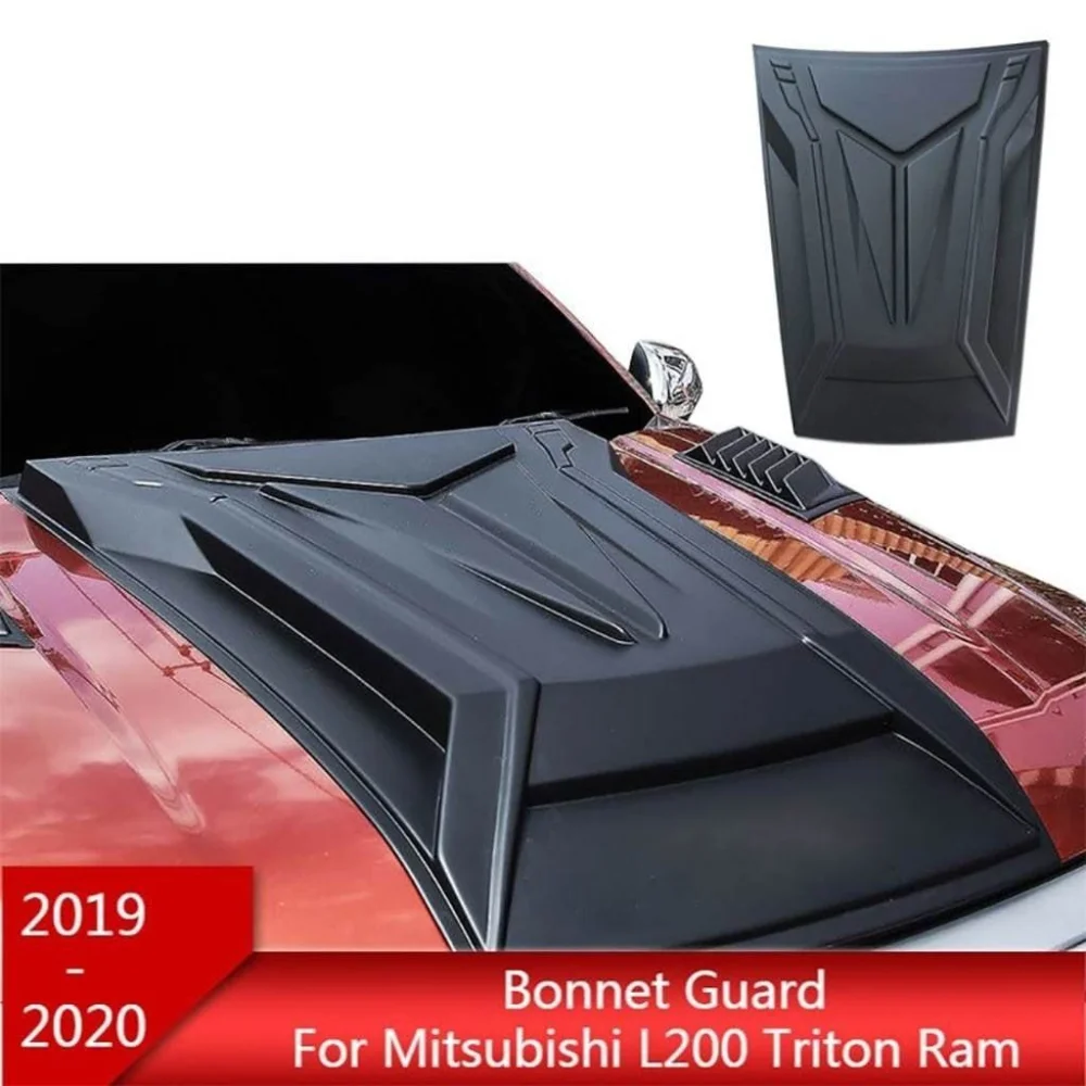 Mitsubishi L200 Uyumlu Scoop Kaput Şişirme Koruma Mat Siyah 2019 - 2020