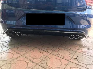 Volkswagen Polo 2017-Günümüz (AW) uyumlu Arka Tampon Eki Difüzör X Model (Plastik) -2018 modelleri DRS Tuning'de. Kaliteli malzeme, hızlı kargo ve güvenli