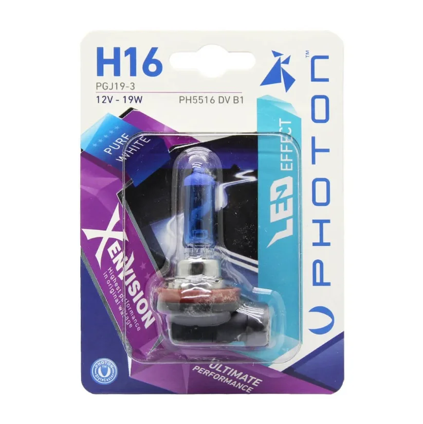 H16 12V Uyumlu 19W 5000K Diamond Vision