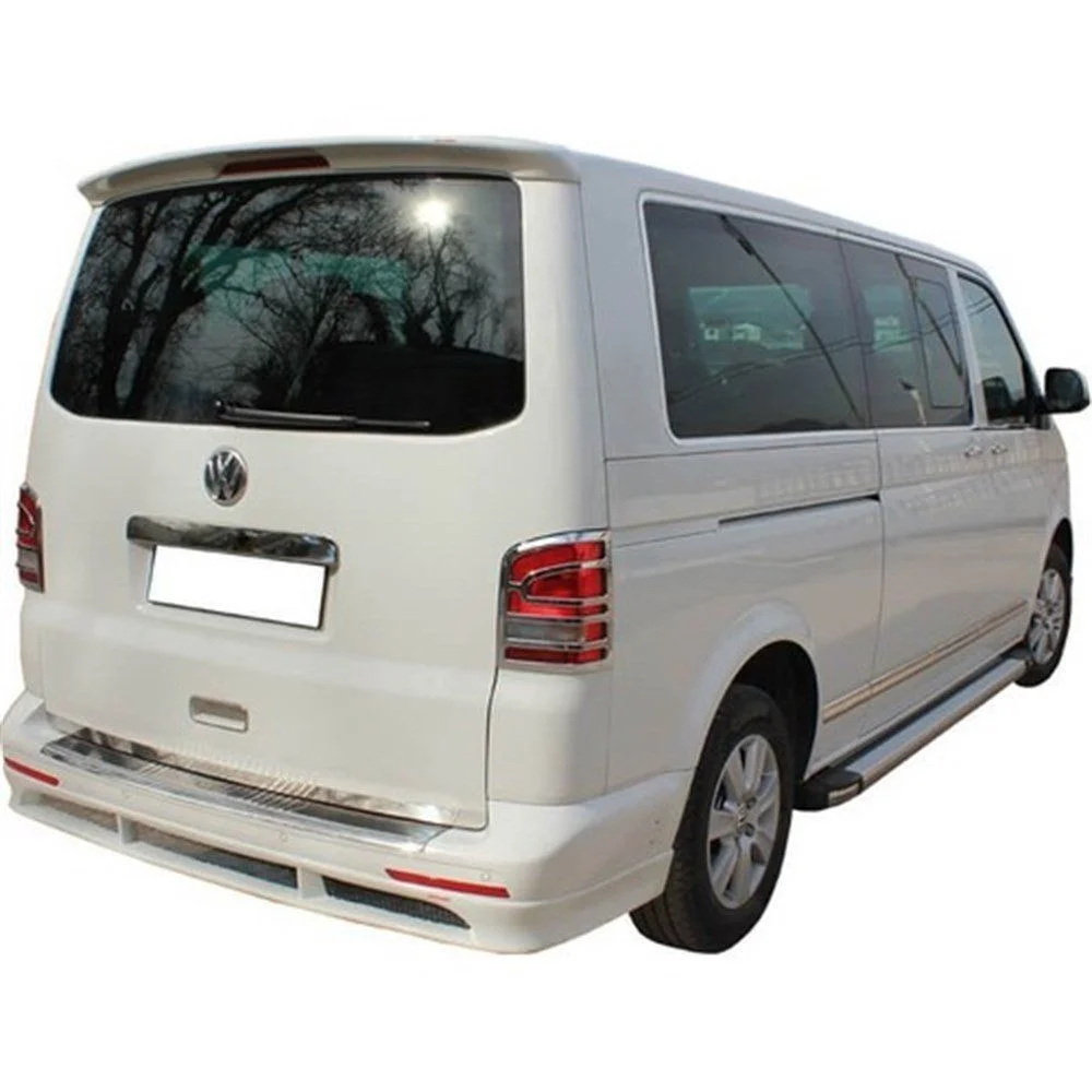 Volkswagen Caravelle Uyumlu T5.5 Arka Tampon Altı Telli Fiber 2010-2015