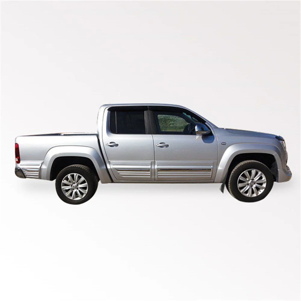 Volkswagen Amarok Uyumlu Yan Kaplama / Kapı Şişirme (ABS) 4 Parça 2010-2016