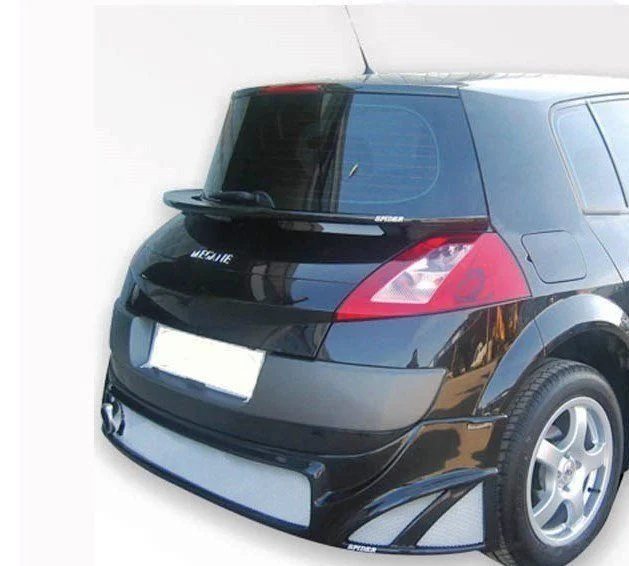 Renault Megane Uyumlu 2 Hatchback Arka Tampon Altı Telli Fiber 2003-2008