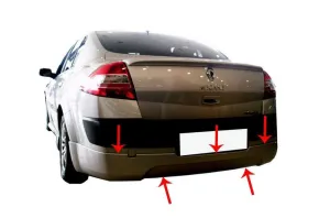 Renault Megane 2002-2008 (LM) uyumlu 2 Sedan Arka Tampon Altı Fiber 2003-2008 modelleri DRS Tuning'de. Kaliteli malzeme, hızlı kargo ve güvenli alışverişle
