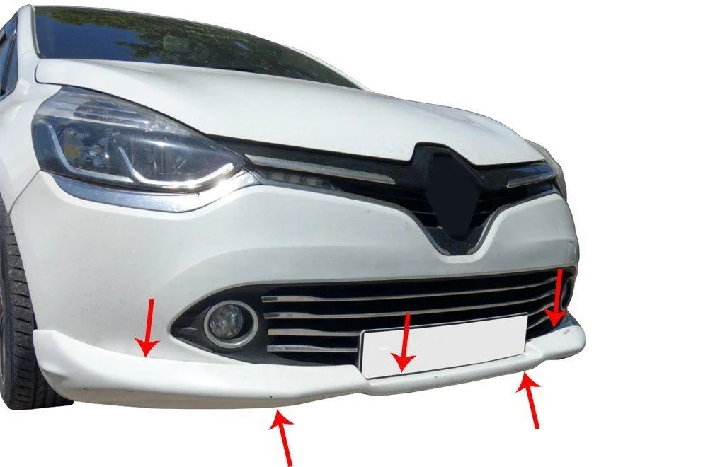 Renault Clio Uyumlu 4 Ön Tampon Altı Fiber 2013-2016