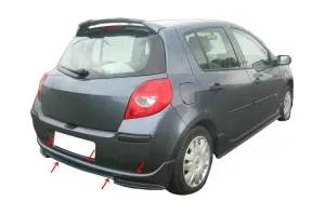 Renault Clio 2005-2012 (X85) uyumlu 3 Arka Tampon Altı Fiber 2005-2009 modelleri DRS Tuning'de. Kaliteli malzeme, hızlı kargo ve güvenli alışverişle hemen