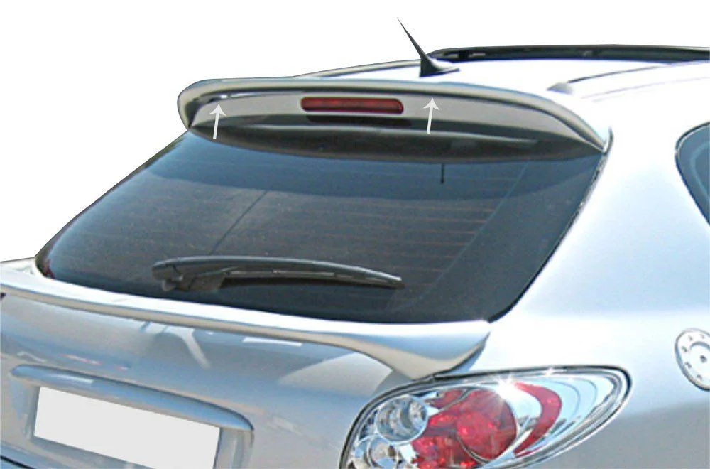 Peugeot 206 Uyumlu Spoiler Cam Üstü Fiber 1998-2012