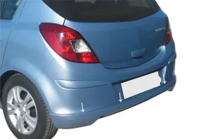 Opel Corsa Uyumlu D Arka Tampon Altı (5 Kapı Md) Fiber 2007 Ve Sonrası