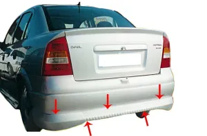 Opel Astra 1998-2004 (G) uyumlu G Sedan Arka Tampon Altı Fiber 1998-2009 modelleri DRS Tuning'de. Kaliteli malzeme, hızlı kargo ve güvenli alışverişle hemen