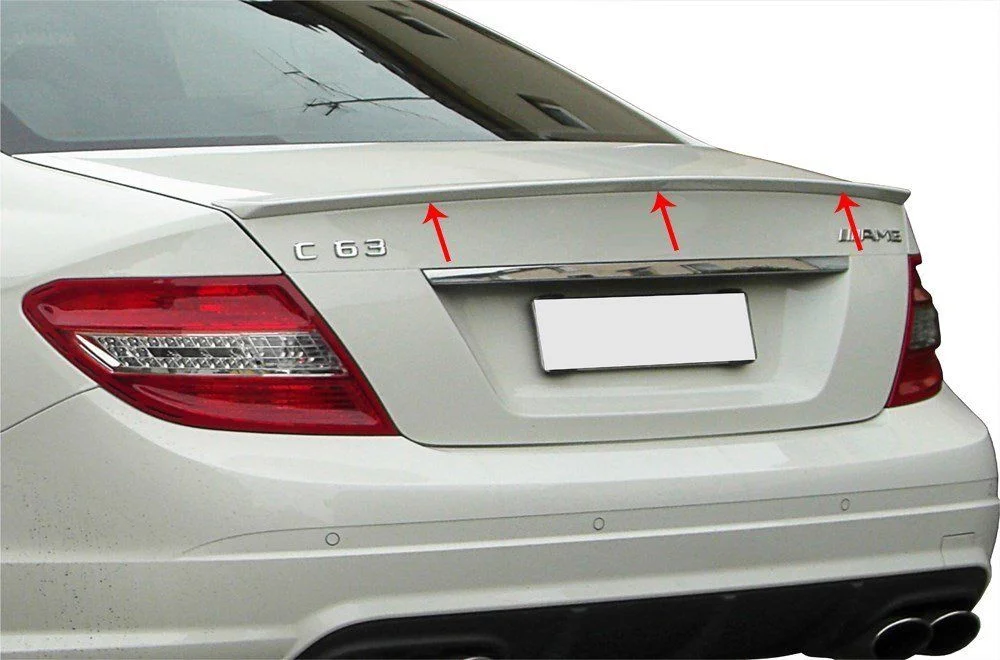 Mercedes C Uyumlu W204 Spoiler Bagaj Gt Fiber 2007-2013
