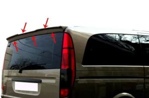 Mercedes Vito Uyumlu W639 Spoiler Bagaj Gt Fiber 2004-2014
