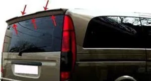 Mercedes-Benz Viano Uyumlu W639 Spoiler Bagaj Gt Fiber 2004 Ve Sonrası