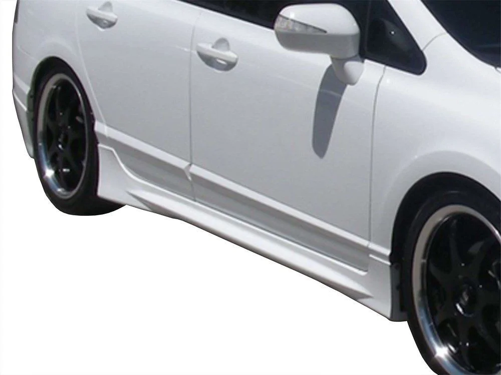 Honda Civic Uyumlu 8 Marşpiyel (Mugen Md) 2 Parça Fiber 2006-2011