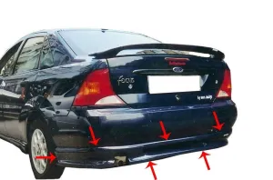 Ford Focus 1998-2004 (C170) uyumlu 1 Sedan Arka Tampon Altı Fiber 1998-2005 modelleri DRS Tuning'de. Kaliteli malzeme, hızlı kargo ve güvenli alışverişle hemen