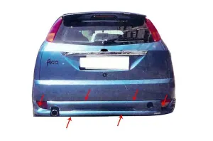 Ford Focus 1998-2004 (C170) uyumlu 1 Hatchback Arka Tampon Altı Fiber 1998-2005 modelleri DRS Tuning'de. Kaliteli malzeme, hızlı kargo ve güvenli alışverişle