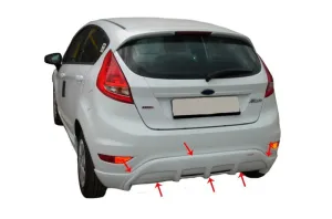 Ford Fiesta Uyumlu 6 Arka Tampon Altı Fiber 2008 Ve Sonrası