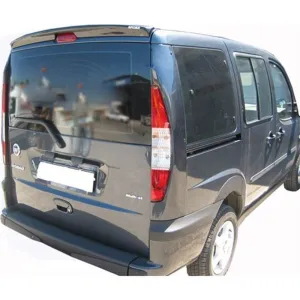 Fiat Doblo Uyumlu 1 Arka Tampon Altı (Sensörlü) 2 Parça Fiber 2000-2010