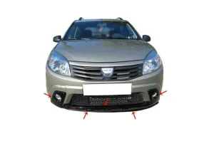 Dacia Sandero 2008-2012 (B90) uyumlu 1 Ön Tampon Altı (Sis Çerçeveli) 3 Parça Fiber 2007-2012 modelleri DRS Tuning'de. Kaliteli malzeme, hızlı kargo ve güvenli