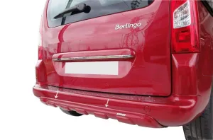 Citroen Berlingo Uyumlu 2 Arka Orta Tampon Fiber (Difüzör) 2008 Ve Sonrası