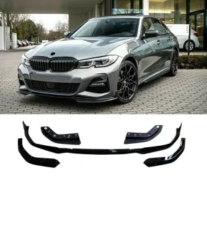 Bmw 3 Uyumlu Serisi G20 2019+ Ön Lıp M Sport Piano Black