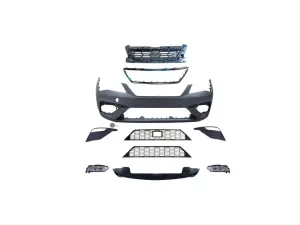 Seat Leon Uyumlu 2018-2020 Fr Ön Tampon Panjur Set(Sis Dahil) thumb 4