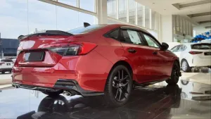 2022 Civic Uyumlu Aero Difüzör - Piano Black thumb 2