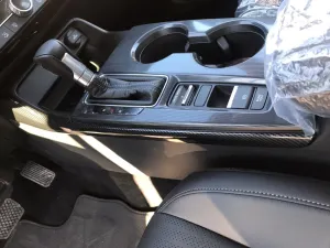 2022 Civic Uyumlu Vites Kenar Kaplama 2 Parça - Karbon thumb 4