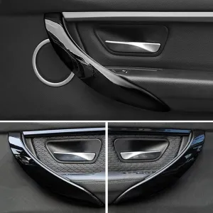 Bmw 3 Uyumlu Serisi F30 Kolçak Kaplama (Dış) - Piano Black thumb 4