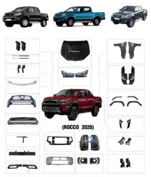 Toyota Hilux Uyumlu Vigo(2004-2015) 2021 Rocco Body Kit - Full SetDRS Tuning kalitesiyle tanışın! Özel olarak Toyota  model araçlar için üretilen bu ürün, otomo