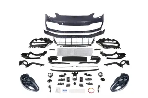 Panamera 2011-2013 Uyumlu İçin Full Facelift 2018 Gts Body Kit (Farlar Dahil) thumb 1