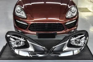 Cayenne 2011-2014 Uyumlu Facelift LED Far (2018+ Görünüm) thumb 2