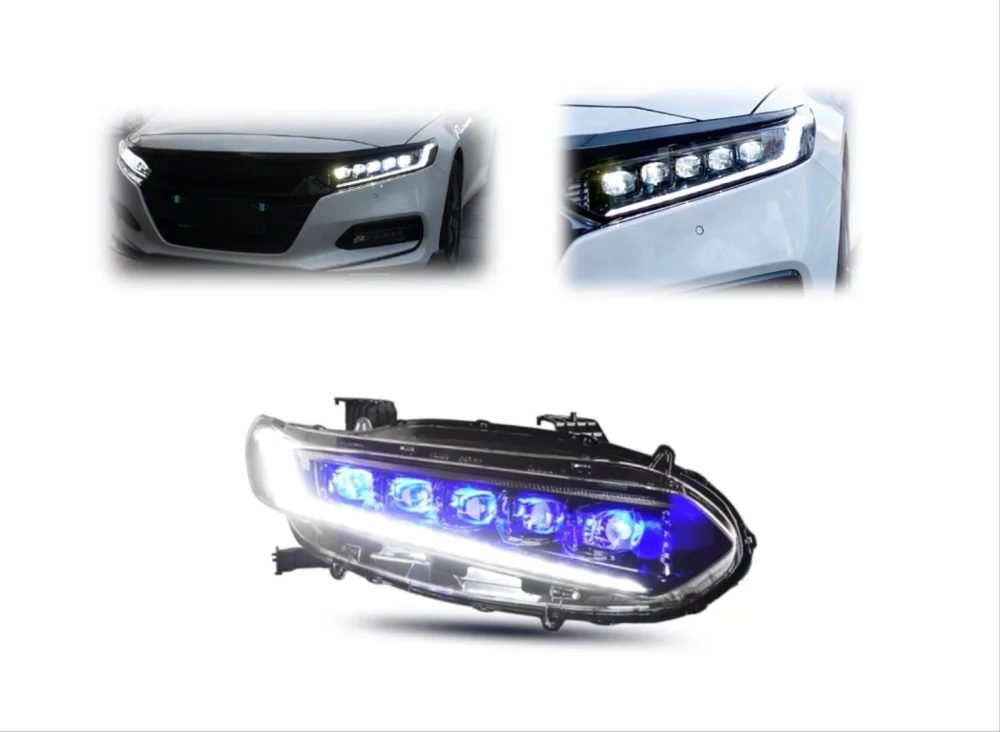 Accord 2018+ Uyumlu 5 Lens LED Far