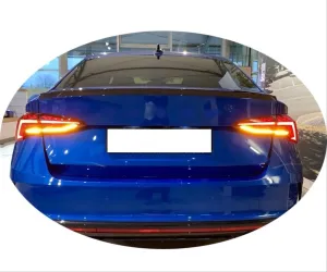 Skoda Octavia Uyumlu 2021+ Hybrıd Spoiler (Piano Black) thumb 2