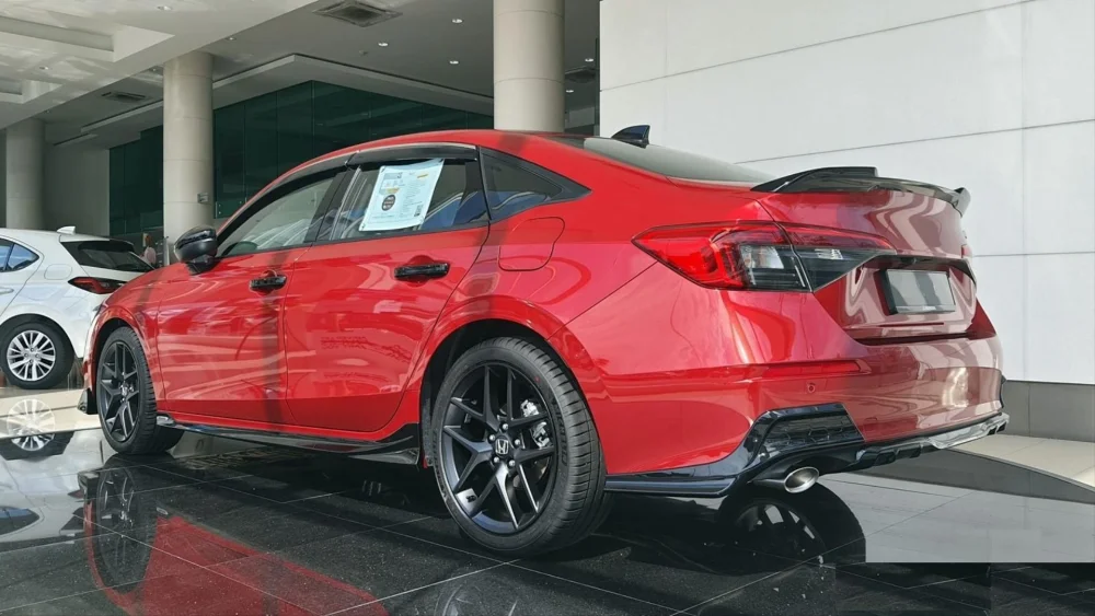 2022 Civic Uyumlu Rs Spoiler - Piano Black (Parlak Siyah)