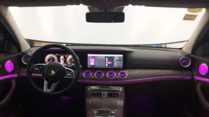 Mercedes W213 Uyumlu E Serisi 2018+ 64 Renk Ön Havalandırma Menfez Seti Ambians Set (Multicolor) thumb 2