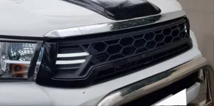 Toyota Hilux Uyumlu Revo 2016+ Ledli Panjur - Siyah thumb 4