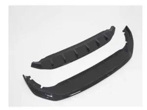 Volkswagen Golf Uyumlu 8 Piano Black Ön Lip (Parlak Siyah) (Style-Life-İmpression Tampon İçin) thumb 1