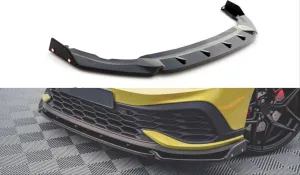 Volkswagen Golf Uyumlu 8 Piano Black Ön Lip (Parlak Siyah) (Style-Life-İmpression Tampon İçin) thumb 3