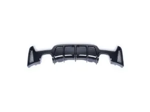 Bmw 4 Uyumlu Serisi F32-F36 2014-2019 M Difüzör Cift Çıkış Kalın Piano Black thumb 1