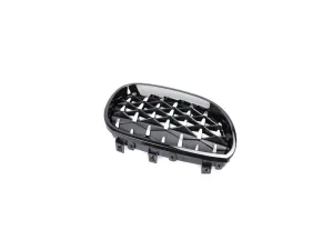 Bmw 5 Uyumlu Serisi E60 2004-2009 Diamond Panjur(Böbrek) Piano Black Çerçeve thumb 3