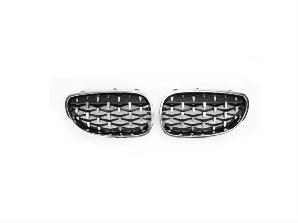 Bmw 5 Uyumlu Serisi E60 2004-2009 Diamond Panjur(Böbrek) Krom Çerçeve