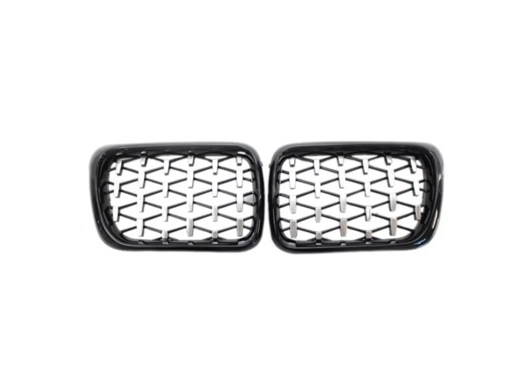 Bmw 3 Uyumlu Serisi 1997-1999 E36 Diamond Panjur (Böbrek) Piano Black Çerçeve
