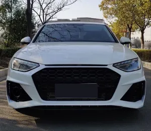 Audi A4 Uyumlu 2019-2021 Rs4 Ön Tampon Panjur Seti thumb 4