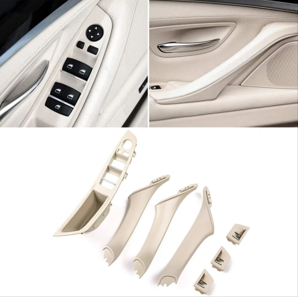 Bmw 5 Uyumlu Serisi F10 2010-2016 Kapı Kolçak Kaplama Krem