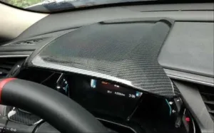 Honda Civic Uyumlu Fc5 Gösterge Üst Kaplama - Karbon thumb 2