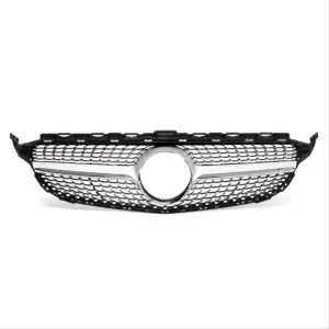 Mercedes W205 Uyumlu C Serisi 2014-2018 Diamond Panjur - Gri thumb 1