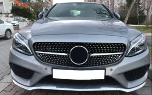 Mercedes W205 Uyumlu C Serisi 2014-2018 Diamond Panjur - Gri thumb 3