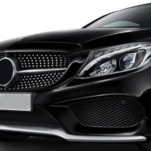 Mercedes W205 Uyumlu C Serisi 2014-2018 Diamond Panjur - Gri thumb 4