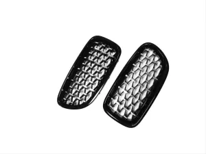 Bmw 5 Uyumlu Serisi (2010-2017) F10 Diamond Böbrek (Diamond Panjur) thumb 4