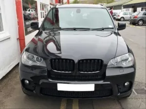 Bmw X5-X6 Uyumlu E70 (2008-2014) M Böbrek (Çift Çizgi Panjur) Piano Black thumb 3